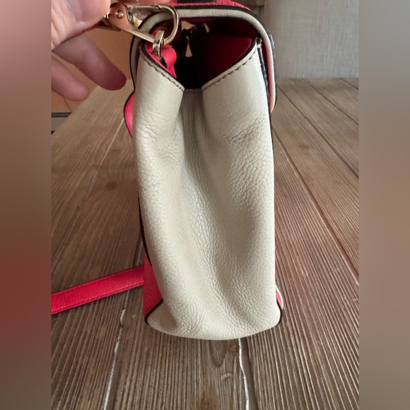 Kate Spade NY Wesley Place Laurel Desert Rose leather bag with Care Card - Picture 7 of 12